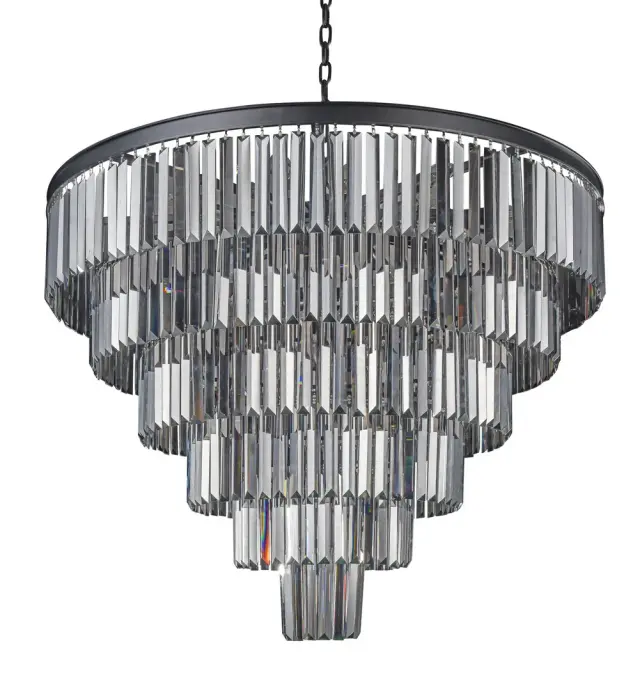 Люстра MAK Interior WTL1943-800BK-GR ODEON — черный