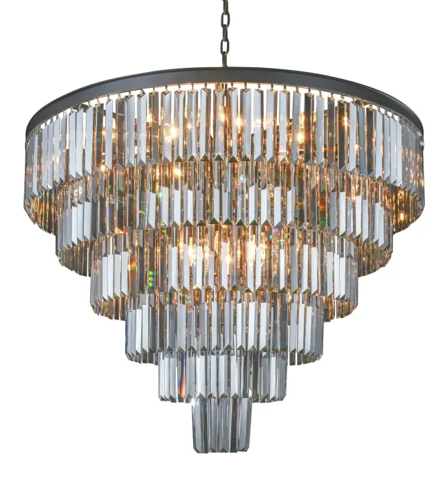 Люстра MAK Interior WTL1943-800BK-GR ODEON — черный, ракурс 2