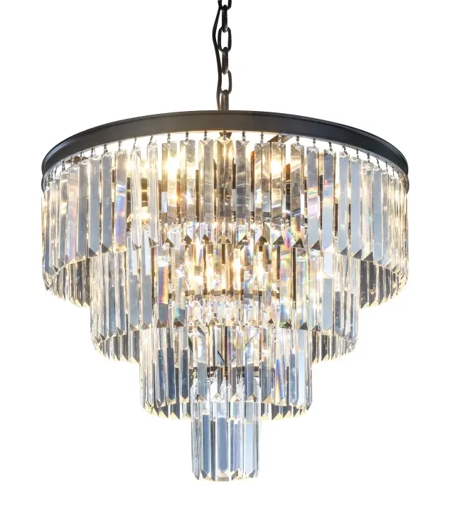 Люстра MAK Interior WTL1943-9BK-CL ODEON — черный, ракурс 2