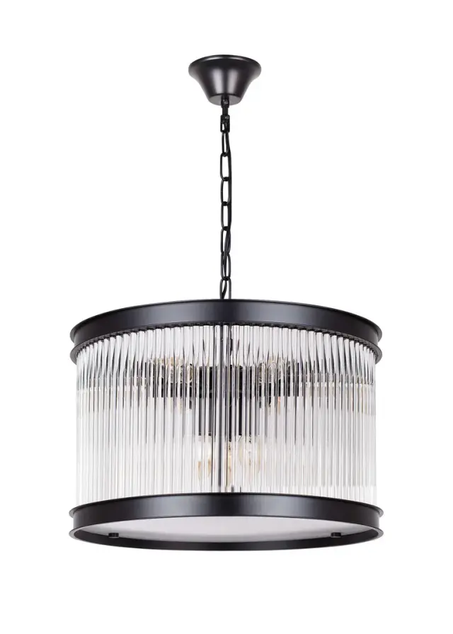 Люстра MAK Interior WTL2104-450BK-CL ESSEX CRYSTAL — черный