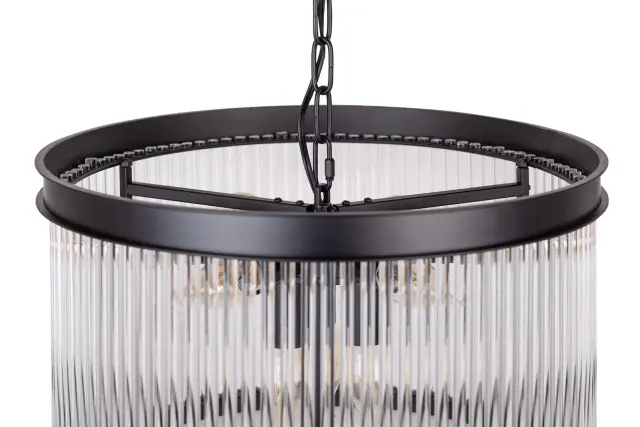 Люстра MAK Interior WTL2104-450BK-CL ESSEX CRYSTAL — черный, ракурс 3