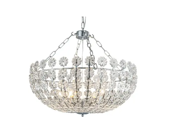 Люстра MAK Interior WTL2105-4 CLEO — серебряный, ракурс 2