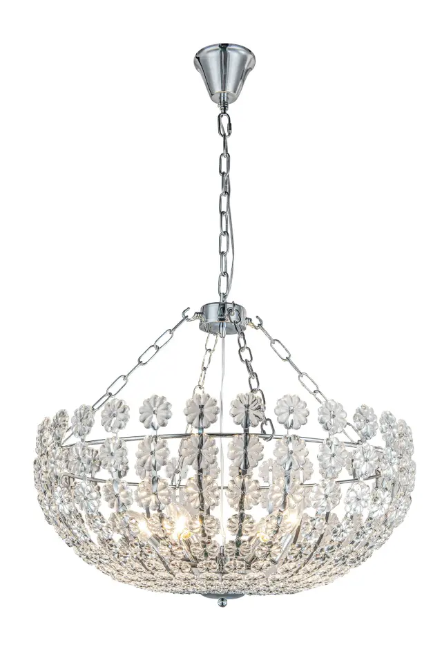Люстра MAK Interior WTL2105-6 CLEO — серебряный, ракурс 3