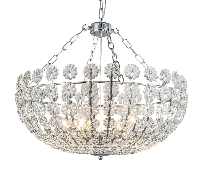 Люстра MAK Interior WTL2105-6 CLEO — серебряный, ракурс 4