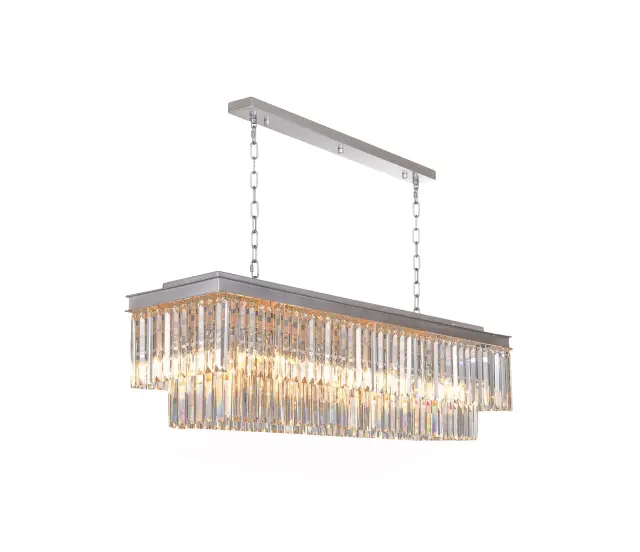 Светильник MAK Interior WTL2107-1100SL-CL ODEON L — серебряный, ракурс 4