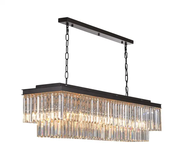 Светильник MAK Interior WTL2107-1200BK-CL ODEON L — черный, ракурс 3