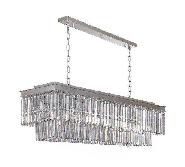 Светильник MAK Interior WTL2107-1200SL-CL ODEON L — серебряный, ракурс 3