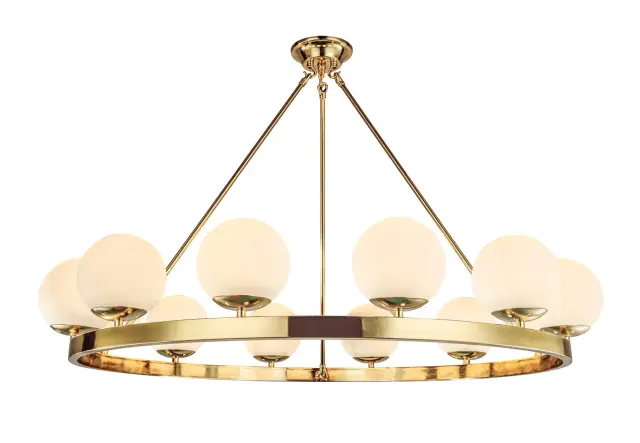 Люстра MAK Interior WTL2111-32 BECKY RADIANT — золотой, ракурс 2