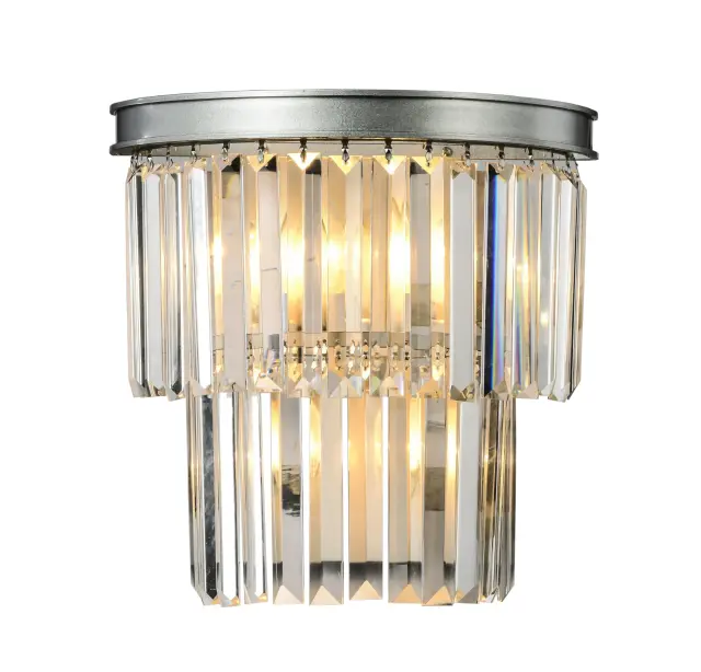 Бра MAK Interior WTL2111-W2 SL-CL ODEON WALL — серый, ракурс 2
