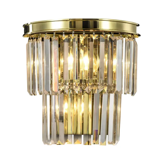 Бра MAK Interior WTL2111-W2GD-CL ODEON WALL — золотой, ракурс 2