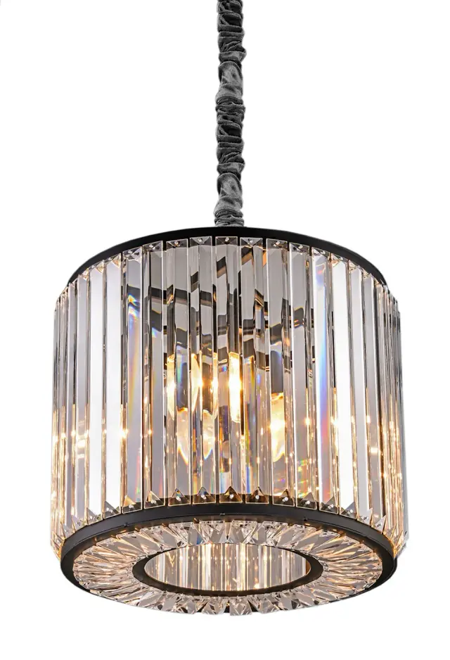 Светильник MAK Interior WTL2113-350BK-CL WELLES ROUND — черный, ракурс 2