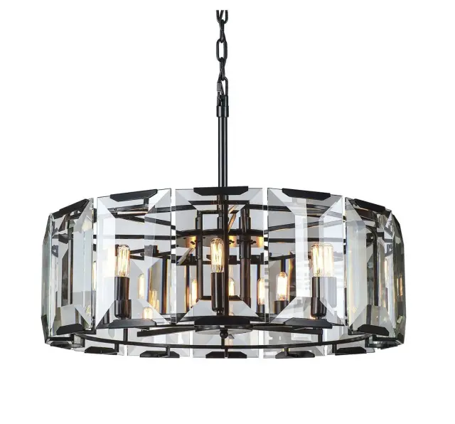 Люстра MAK Interior WTL2117-750BK-CL HARLOW — черный, ракурс 2