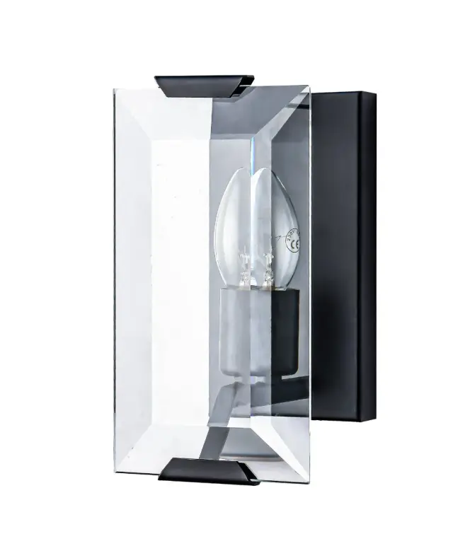 Бра MAK Interior WTL2117-W1BK-CL HARLOW — черный, ракурс 3
