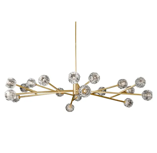Люстра MAK Interior WTL2120-1500BR-CL BOULE-DE-CRISTAL — латунь