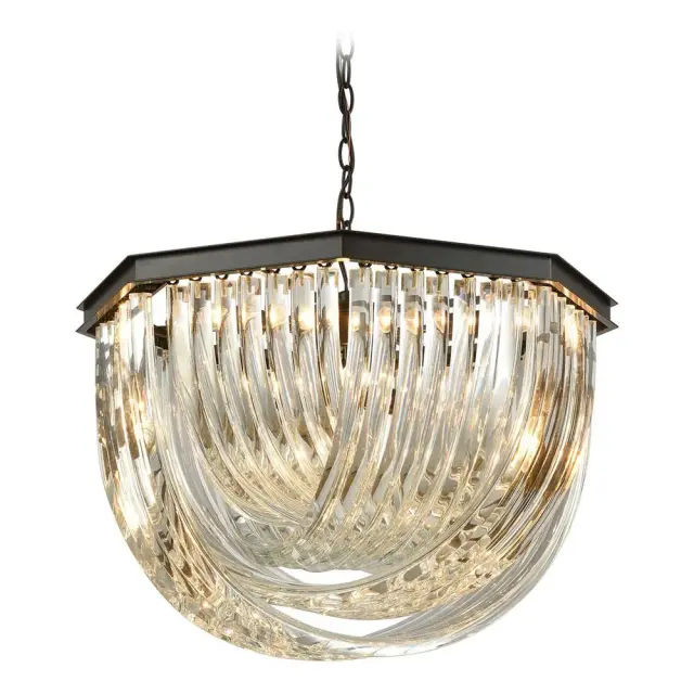 Люстра MAK Interior WTL2127-600BK-CL DEMILLE — черный