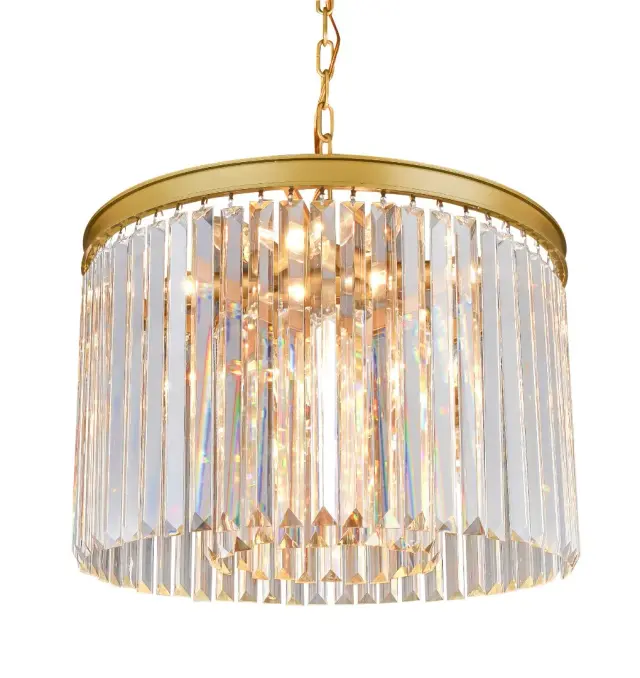 Люстра MAK Interior WTL2133-500BR-CL PRISM — бронза, ракурс 2