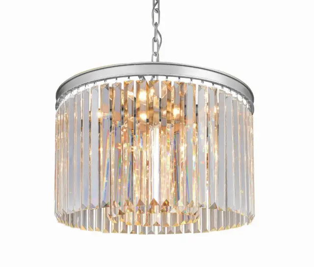 Люстра MAK Interior WTL2133-500SL-CL PRISM — серебряный, ракурс 2