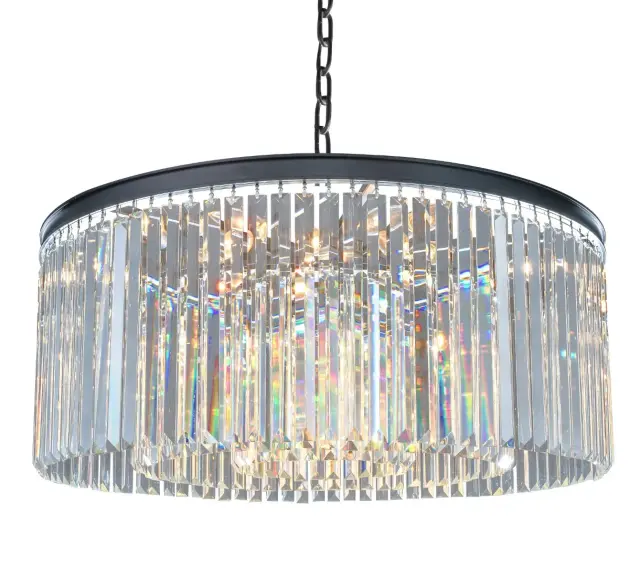 Люстра MAK Interior WTL2133-800BK-CL PRISM — черный, ракурс 2