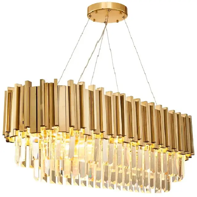 Светильник MAK Interior WTL2146-21 EMERALD — латунь, ракурс 3