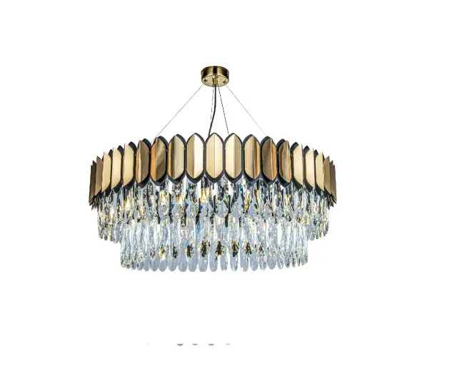 Люстра MAK Interior WTL2150-550-GD-CL NORDIC — золотой, ракурс 2