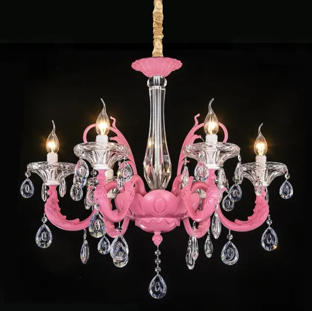 Люстра MAK Interior WTL5001-6PINK PINK — розовый