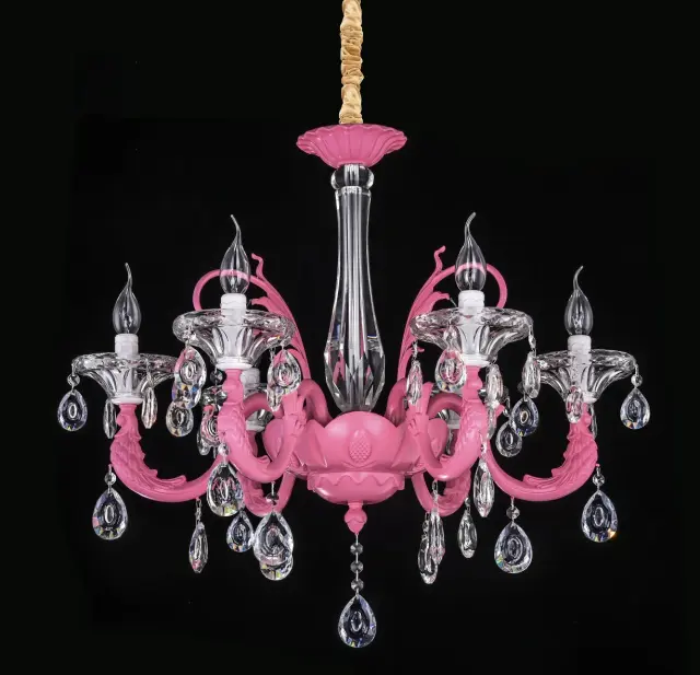 Люстра MAK Interior WTL5001-6PINK PINK — розовый, ракурс 2