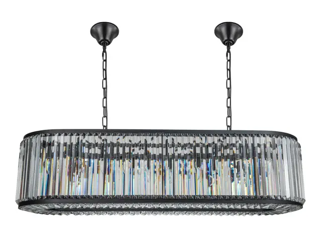 Светильник MAK Interior WTL9003-1250BK-CL WELLES ROUND — черный