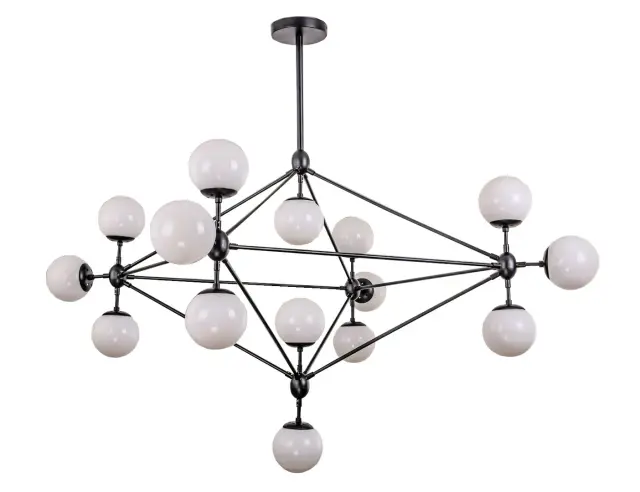 Люстра MAK Interior WTL9131-15-BW MODO — черный