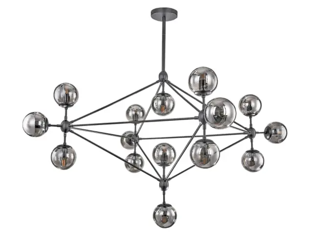 Люстра MAK Interior WTL9131-15-GR MODO — черный