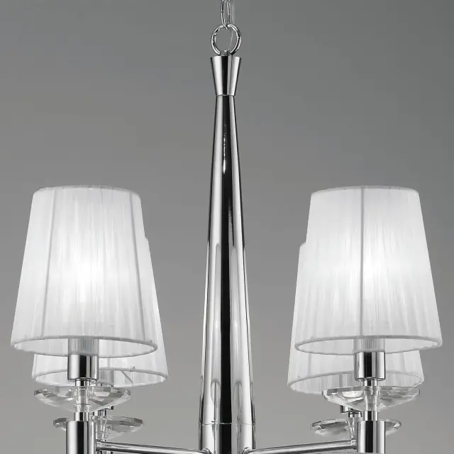 Люстра Mantra 3850 TIFFANY — хром, ракурс 7