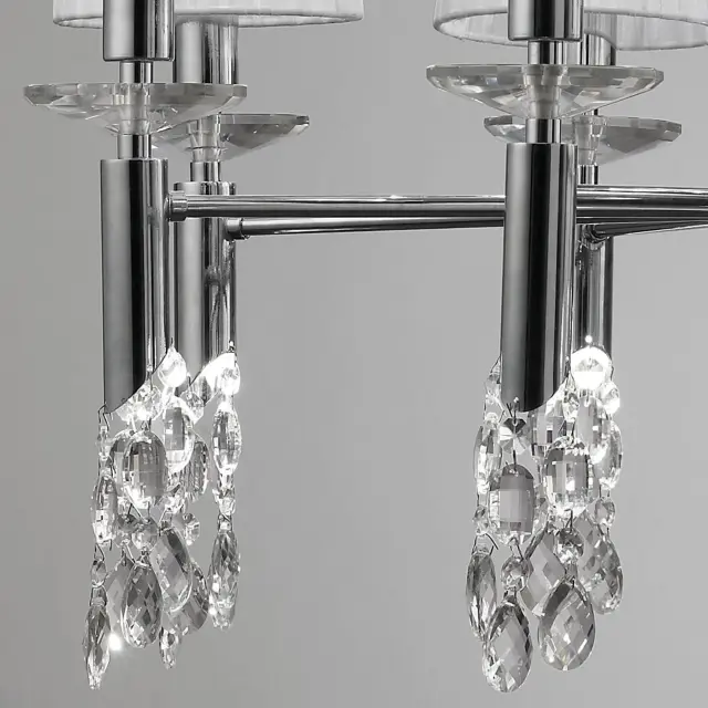 Люстра Mantra 3850 TIFFANY — хром, ракурс 8