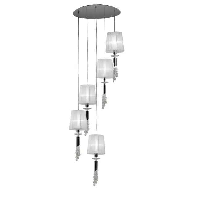 Светильник Mantra 3857 TIFFANY — хром, ракурс 2
