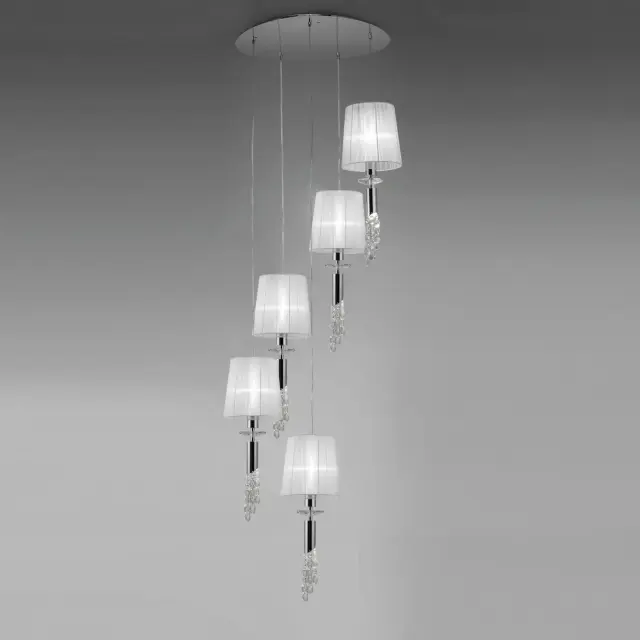 Светильник Mantra 3857 TIFFANY — хром, ракурс 3