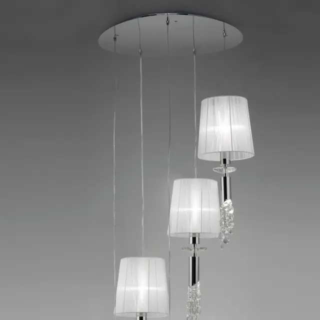 Светильник Mantra 3857 TIFFANY — хром, ракурс 4