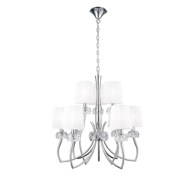 Люстра Mantra 4630 LOEWE — хром, ракурс 2