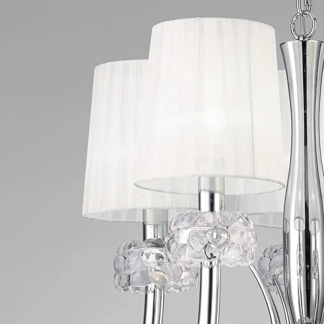 Люстра Mantra 4632 LOEWE — хром, ракурс 5