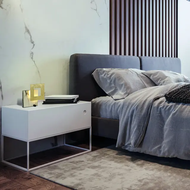 Настольная лампа Mantra 8519 DALIA — белый, ракурс 3
