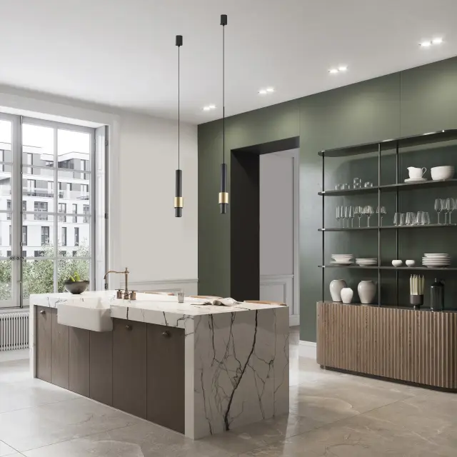 Светильник Mantra 8565 CLIFTON — черный, ракурс 3
