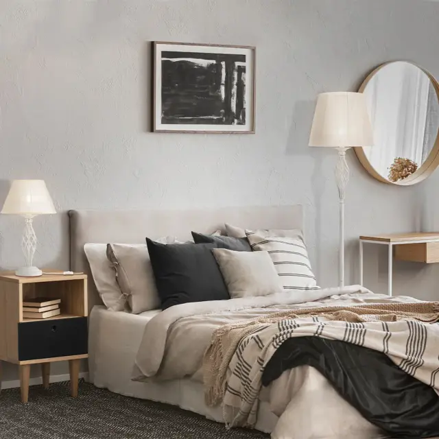 Торшер Maytoni ELEGANT 3 — белый, ракурс 2