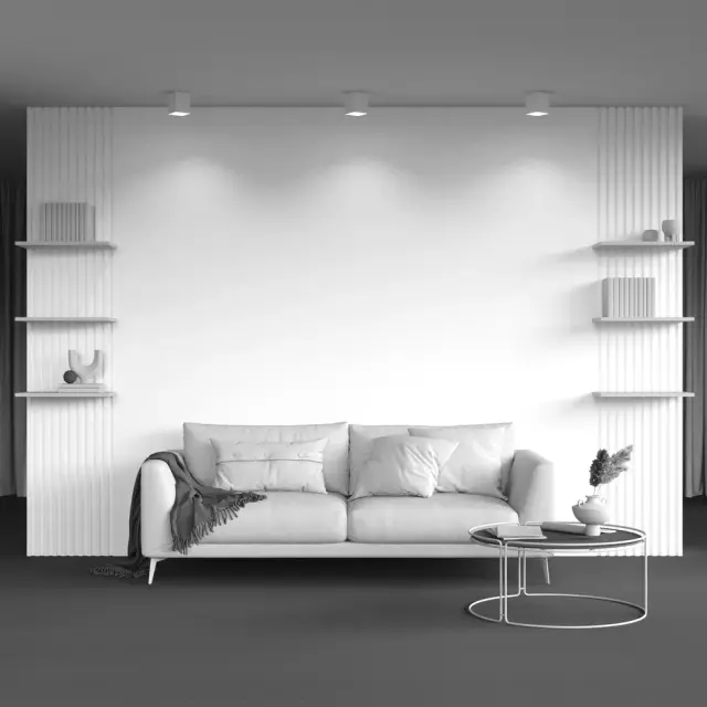 Накладной точечный светильник Maytoni ALFA — белый, ракурс 5