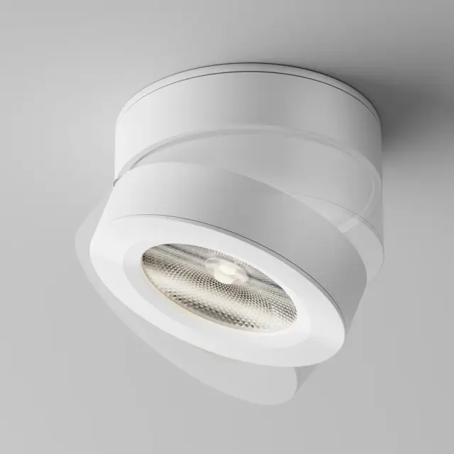 Накладной точечный светильник Maytoni MAGIC — белый, ракурс 2