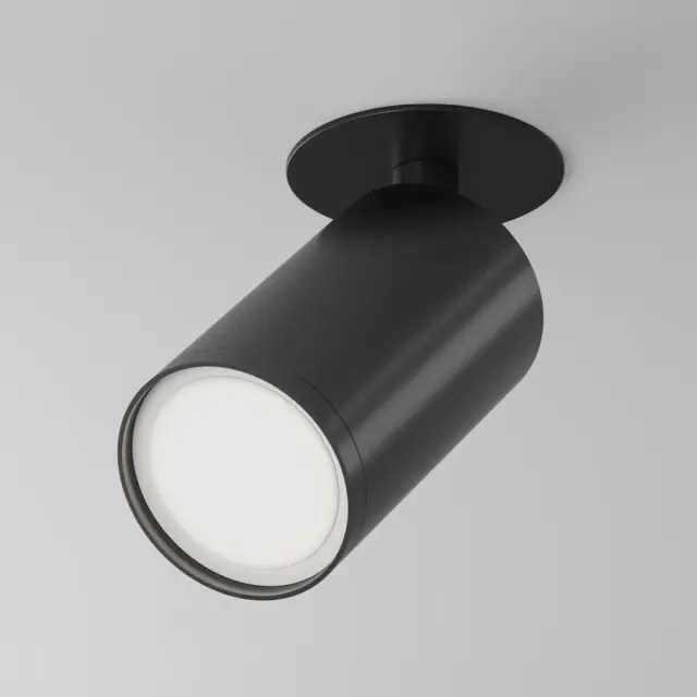 Встраиваемый точечный светильник Maytoni FOCUS S — черный