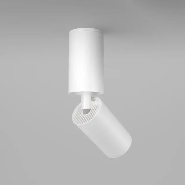Накладной точечный светильник Maytoni FOCUS S — белый, ракурс 4