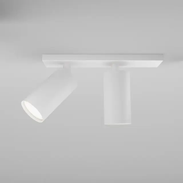 Накладной точечный светильник Maytoni FOCUS S — белый, ракурс 4