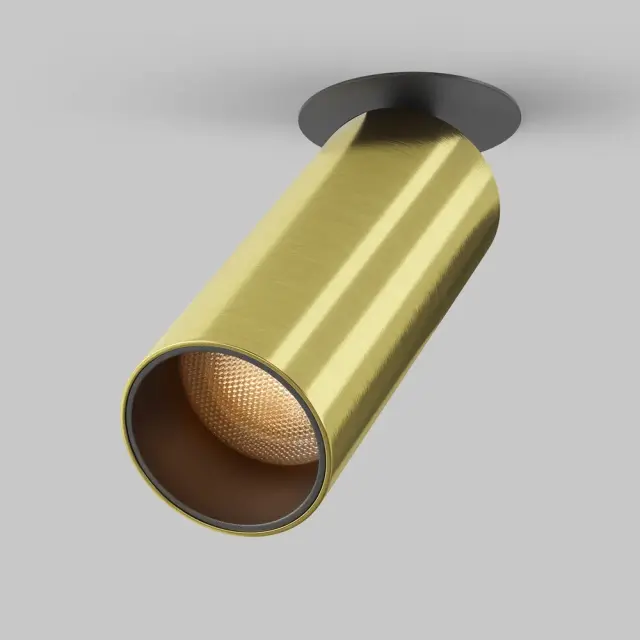Встраиваемый точечный светильник Maytoni FOCUS LED — латунь