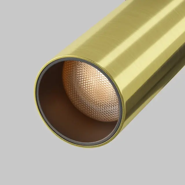 Встраиваемый точечный светильник Maytoni FOCUS LED — латунь, ракурс 3