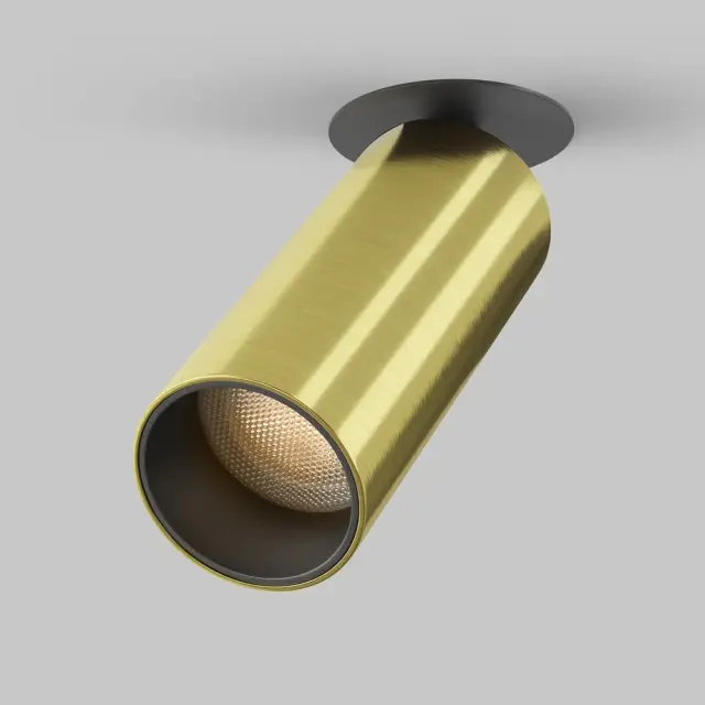 Встраиваемый точечный светильник Maytoni FOCUS LED — латунь