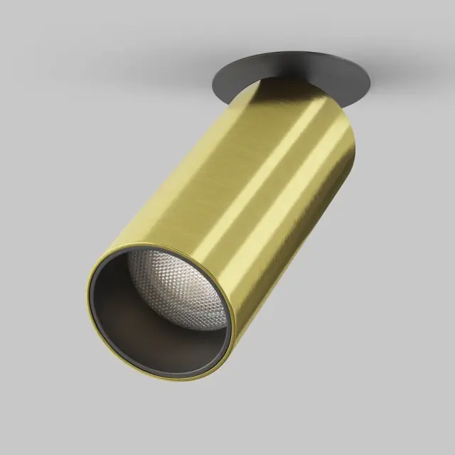 Встраиваемый точечный светильник Maytoni FOCUS LED — латунь