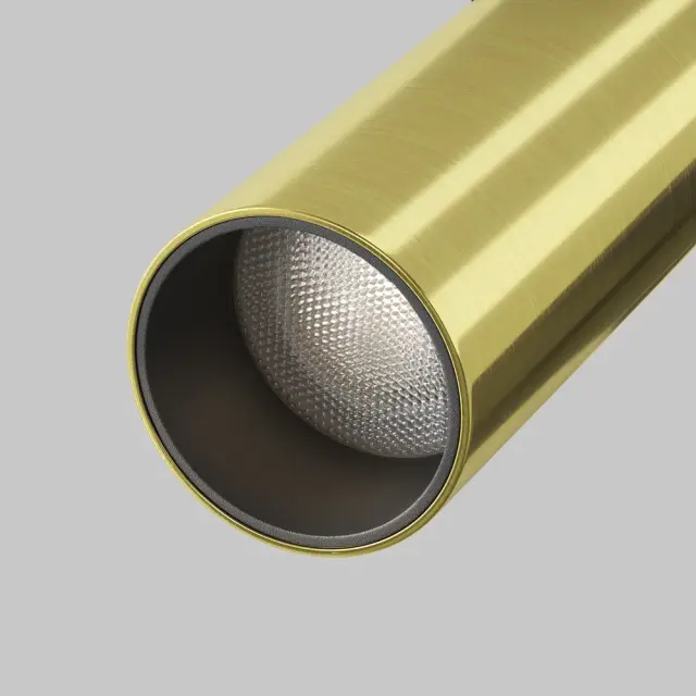 Встраиваемый точечный светильник Maytoni FOCUS LED — латунь, ракурс 4