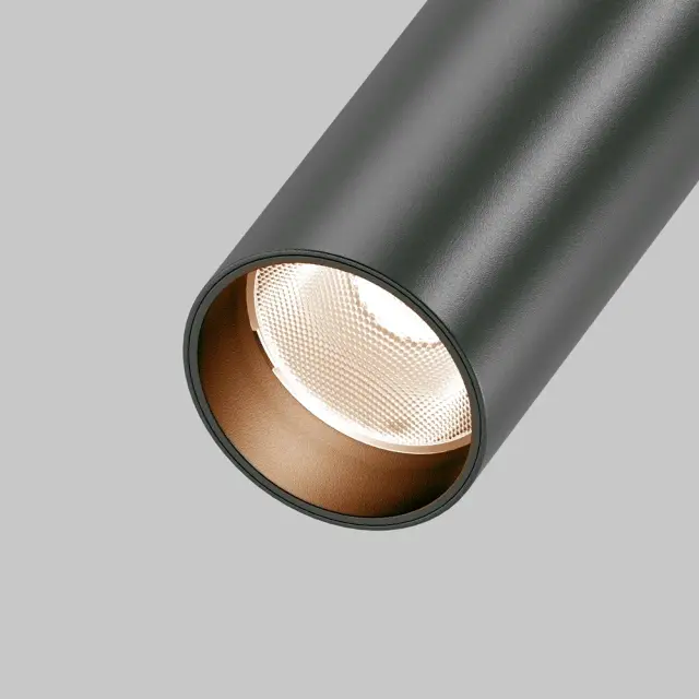 Накладной точечный светильник Maytoni FOCUS LED — черный, ракурс 3